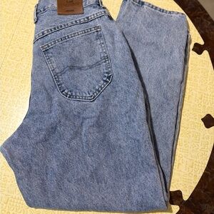 Vintage Lee Blue Straight Leg Jeans Classic Style